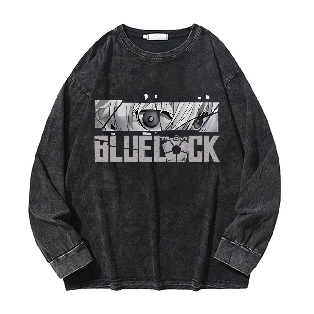 Blue Lock ~ Nagi Vintage Washed Sweatshirts