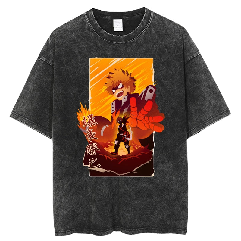 My Hero Academia ~ Vintage Washed T-Shirts