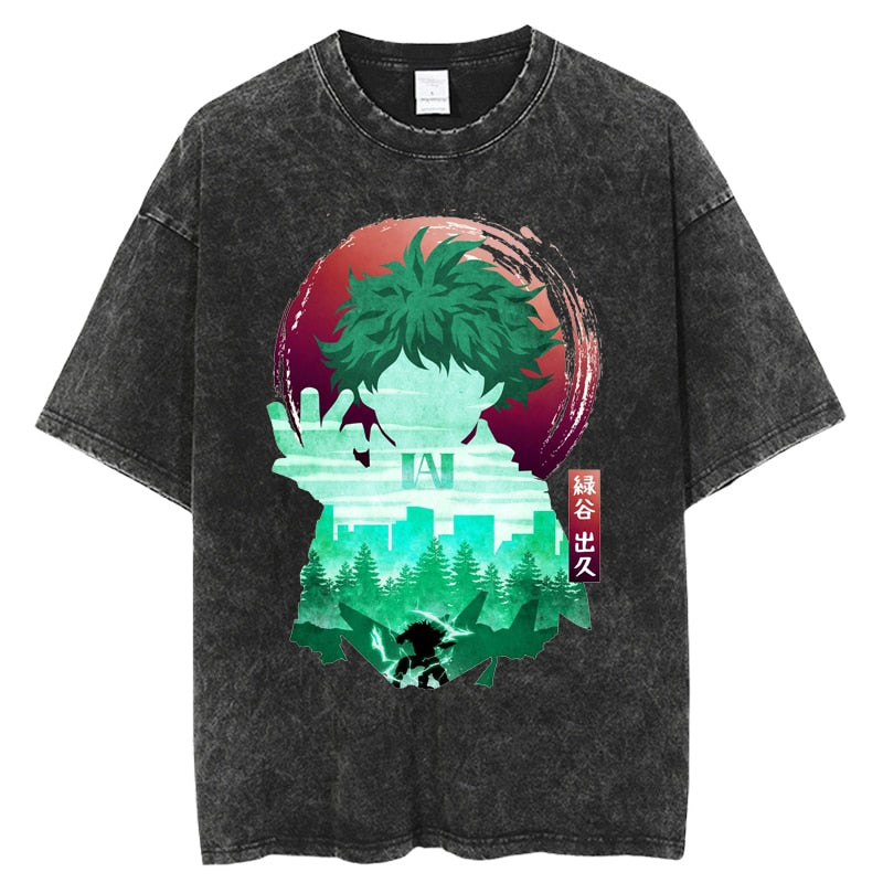 My Hero Academia ~ Vintage Washed T-Shirts
