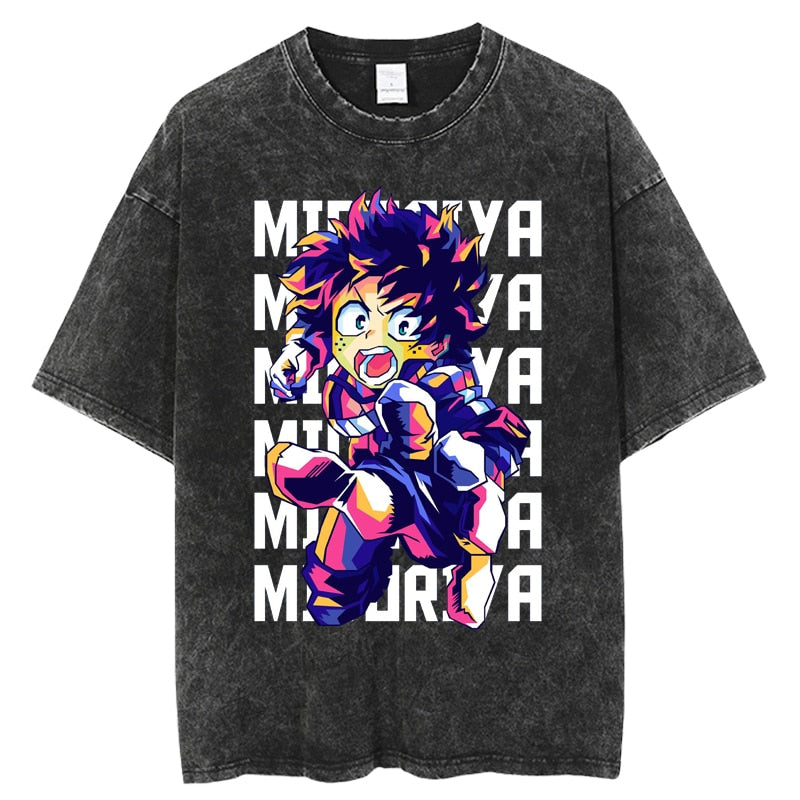 My Hero Academia ~ Vintage Washed T-Shirts