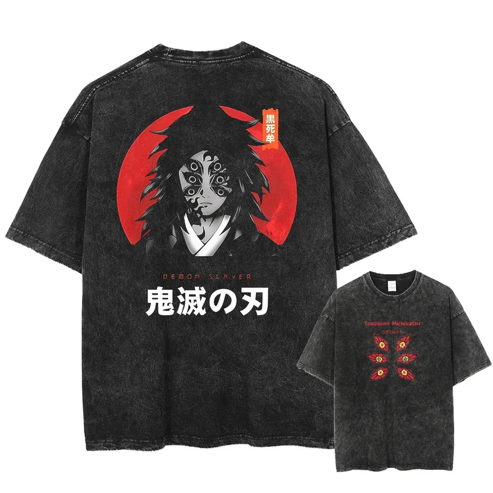 Demon Slayer ~ Vintage Washed T-Shirts