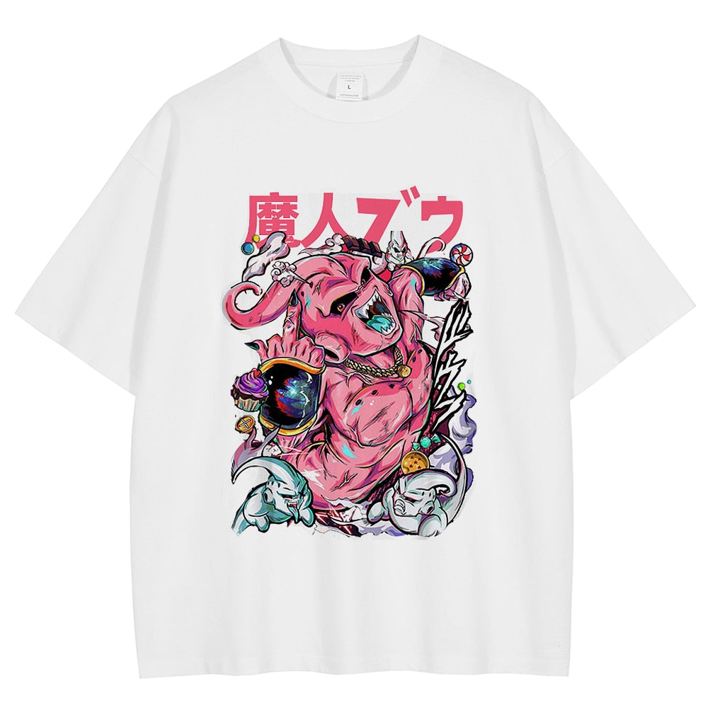 Dragon Ball ~ Kid Buu T-Shirt (Vintage Wash & White)