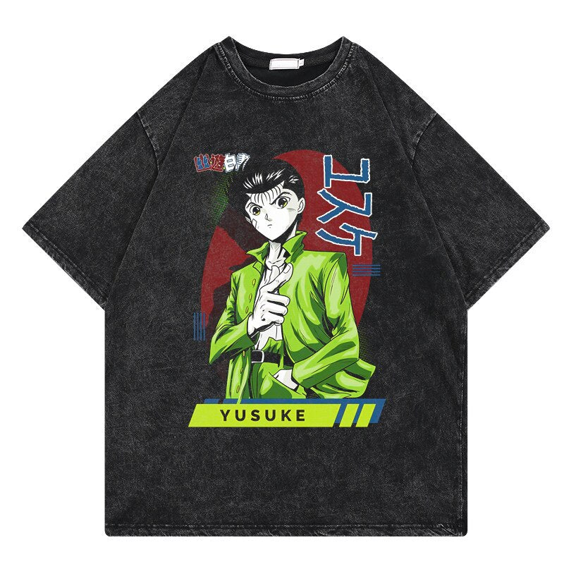 YuYu Hakusho ~ Vintage Washed T-Shirt