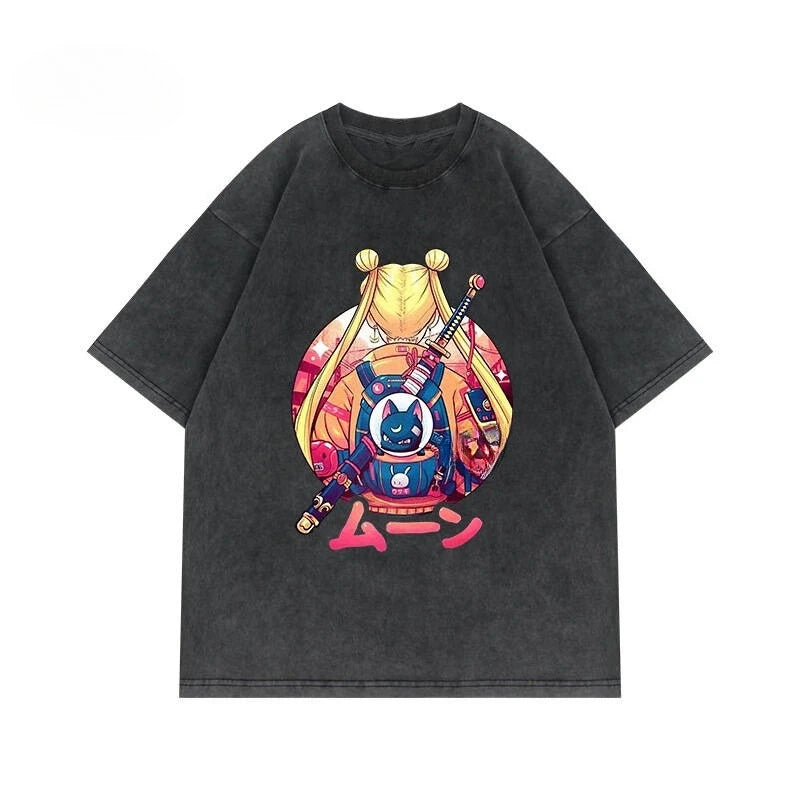 Sailors Moon ~ Vintage Washed T-Shirts 3