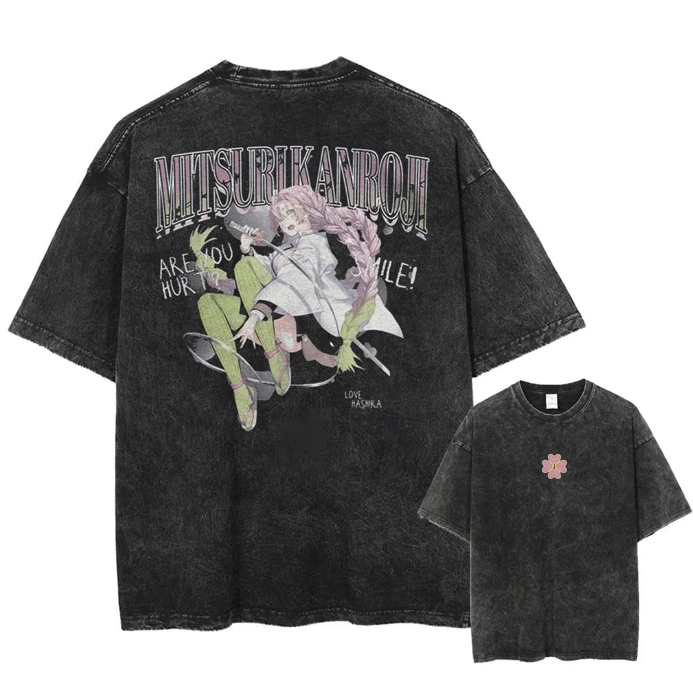 Demon Slayer ~ Vintage Washed T-Shirts