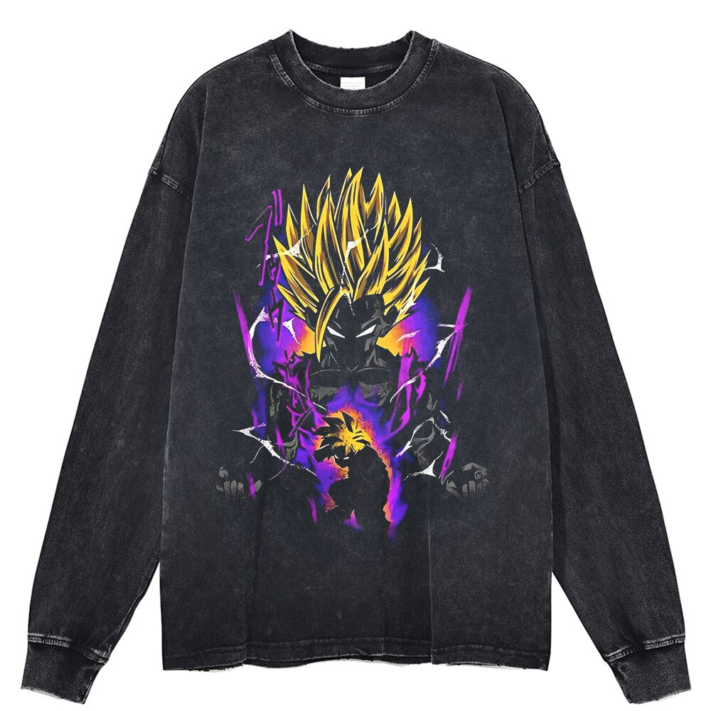 Dragon Ball ~ Long Sleeve Vintage Washed T-Shirt