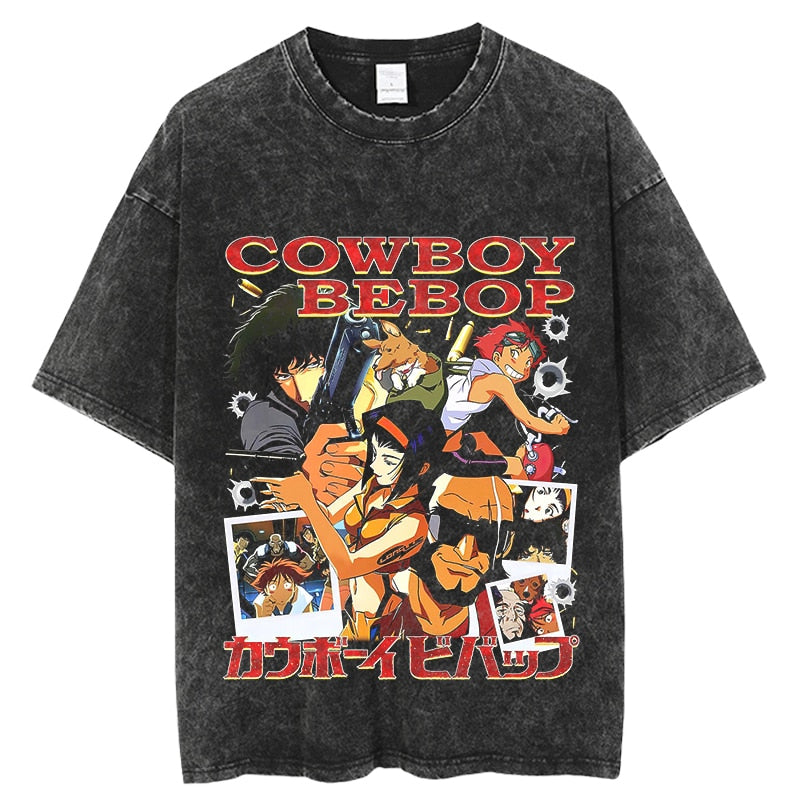 Cowboy Bebop ~ Vintage Washed T-Shirts (Alternate Designs)