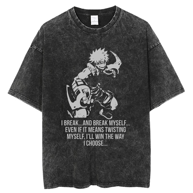 My Hero Academia ~ Vintage Washed T-Shirts