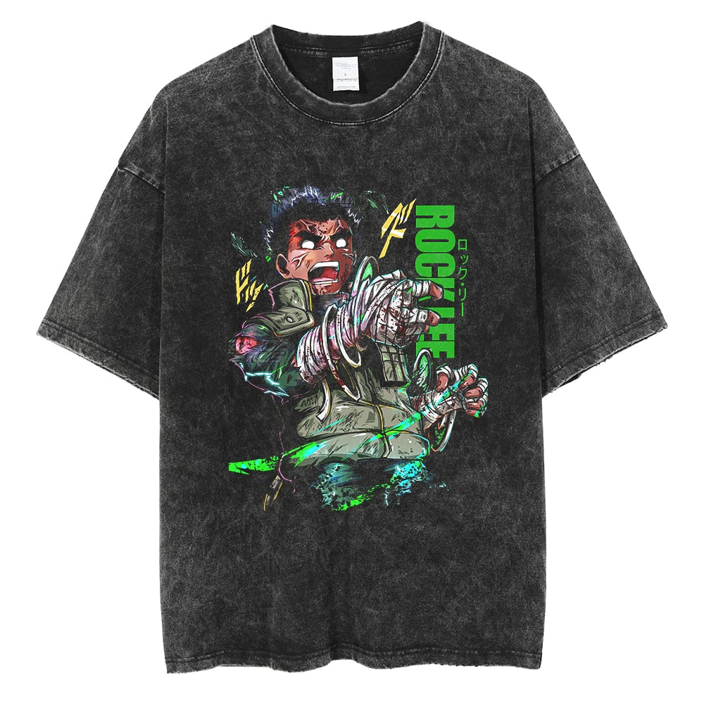 Naruto ~ Rock Lee/Sakura Vintage Washed T-Shirt