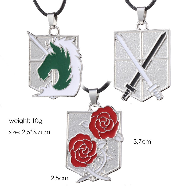Attack on Titan ~ Necklaces and Keychains